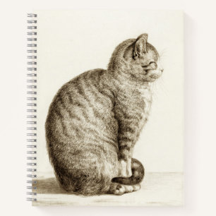 Carnet Chat assis - Jean Bernard