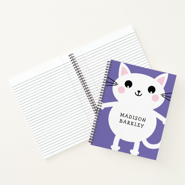 Carnet Chat Chaton Enfants Mignon (Intérieur)