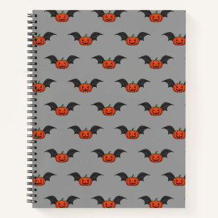 Carnet Chat Citrouille d'Halloween