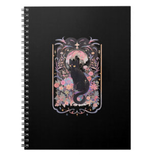 Carnet Chat Cottagecore Académie Goblincore Sorcière Goth