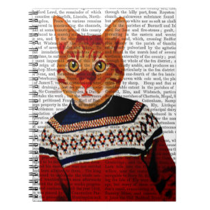 Carnet Chat dans le chandail 2 de ski