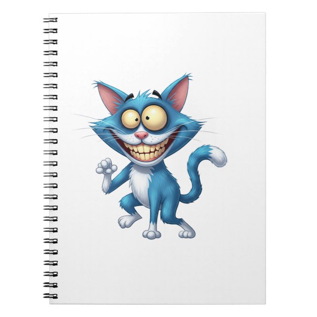 Carnet Chat de dessin animé (Devant)