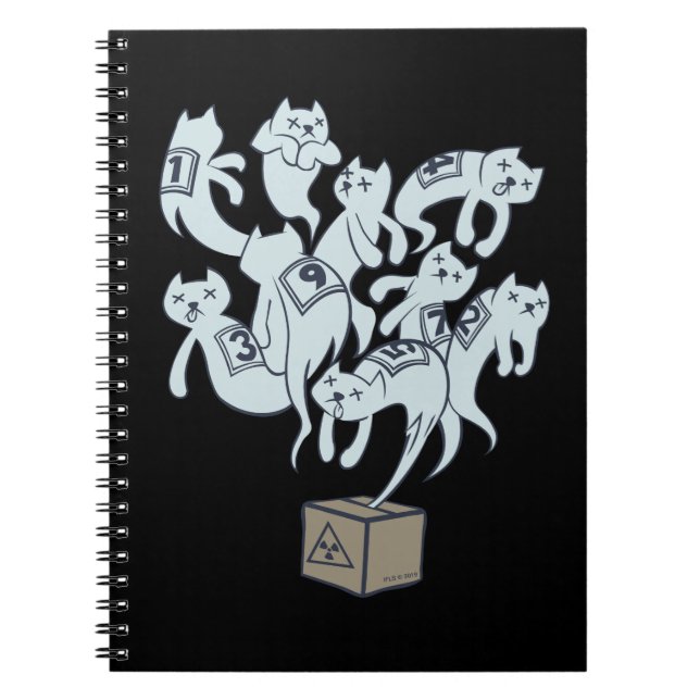 Carnet Chat de Schrödinger les 9 vies (Devant)