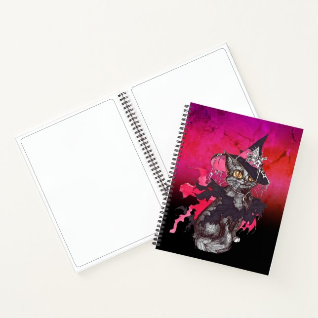 Carnet Chat de sorcière (Intérieur)