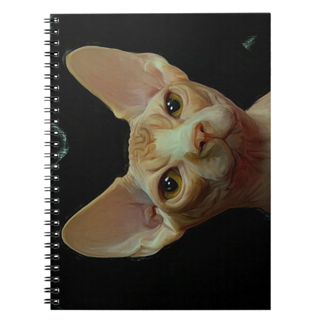 Carnet chat de sphynx (Devant)