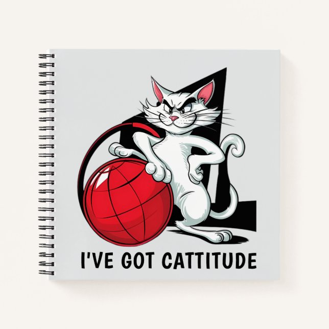 Carnet Chat drôle (Devant)