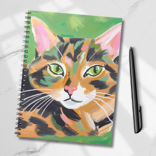 Carnet Chat écaille de tortue