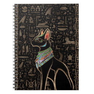 Carnet Chat égyptien - Bastet