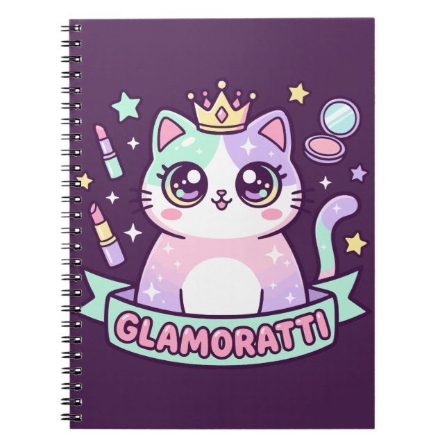 Carnet Chat Glamoratti (Devant)