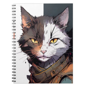 Carnet Chat guerrier