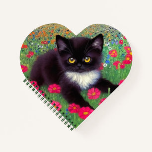 Carnet Chat Gustav Klimt Tuxedo