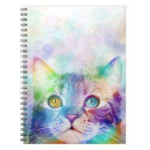 Carnet chat multicolore cat 663