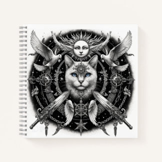Carnet "Chat Mystique"