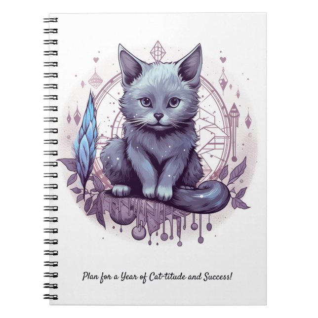 Carnet Chat mystique (Devant)