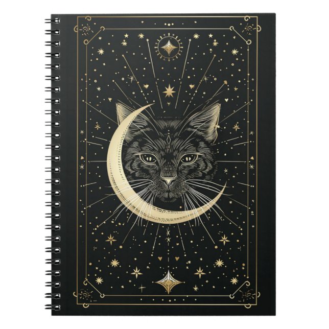 Carnet Chat mystique (Devant)