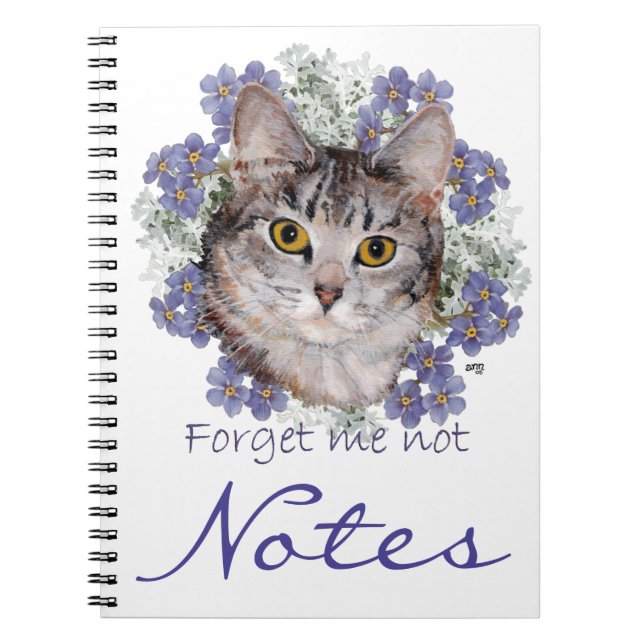 Carnet Chat Tigre Mémorable (Devant)