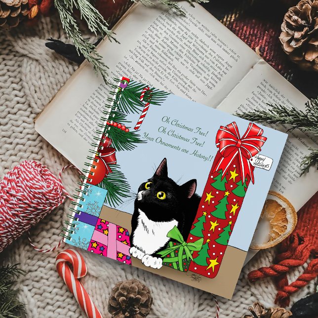 Carnet Chat Tuxedo (Créateur téléchargé)