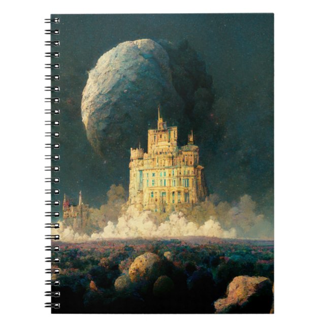 Carnet Château Aux Bords Du Monde Imaginaire Sci-Fi (Devant)