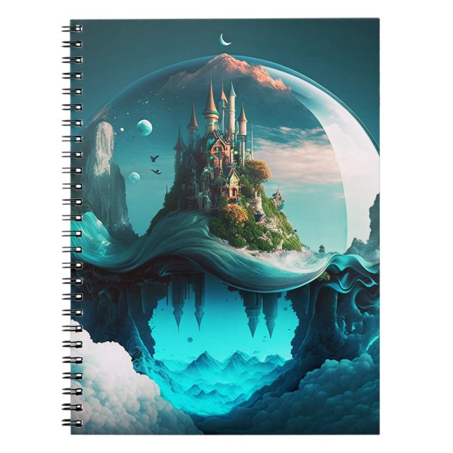 Carnet Château Dans Crystal Ball (Devant)