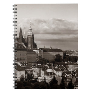 Carnet Château de Prague avec Cathédrale Saint Vitus en t