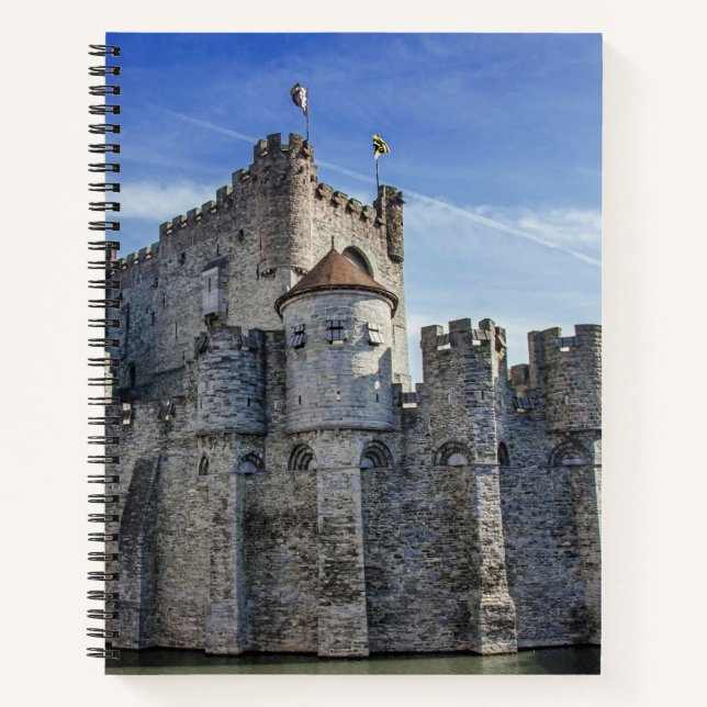 Carnet Château des Comtes à Gand (Devant)