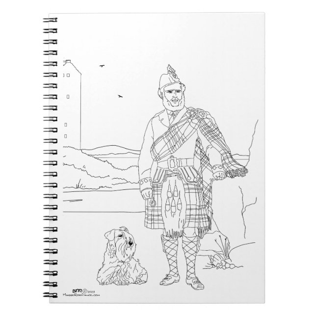 Carnet Château Stalker, Argyll Écosse (Devant)