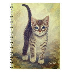 Carnet Chaton tigré adorable
