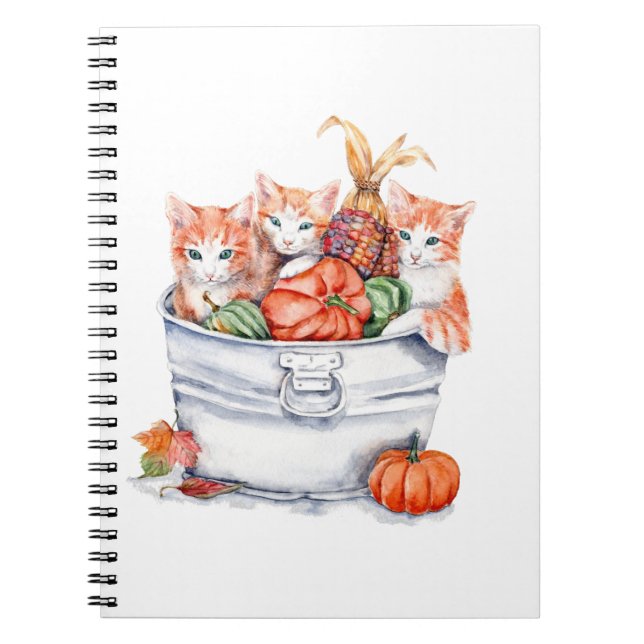 Carnet Chatons de récolte (Devant)