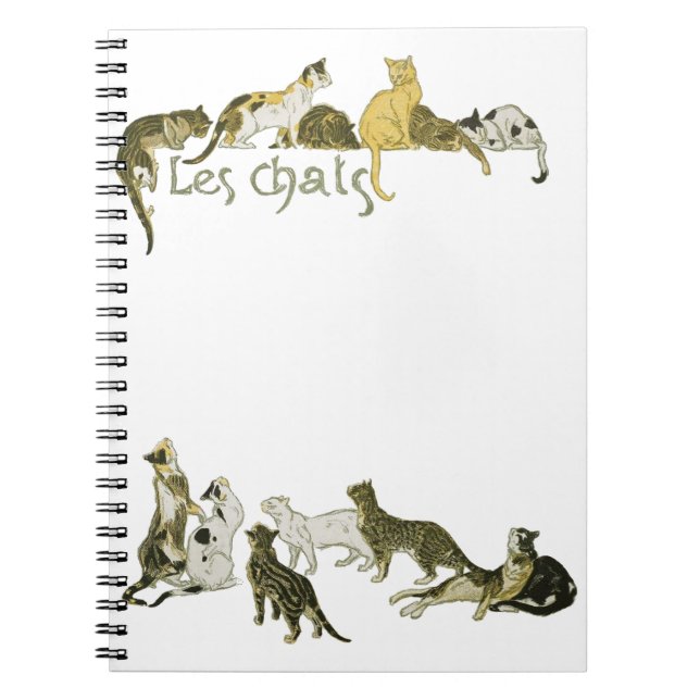 Carnet Chats, Alexandre Steinlen (Devant)