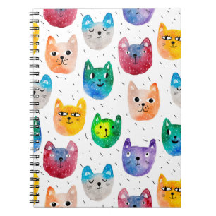 Carnet Chats aquarelles et amis