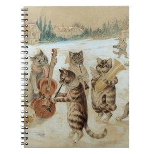Carnet Chats Carol Chant de Louis Wain