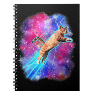 Carnet Chats cosmiques Funny Espace extra-atmosphérique T