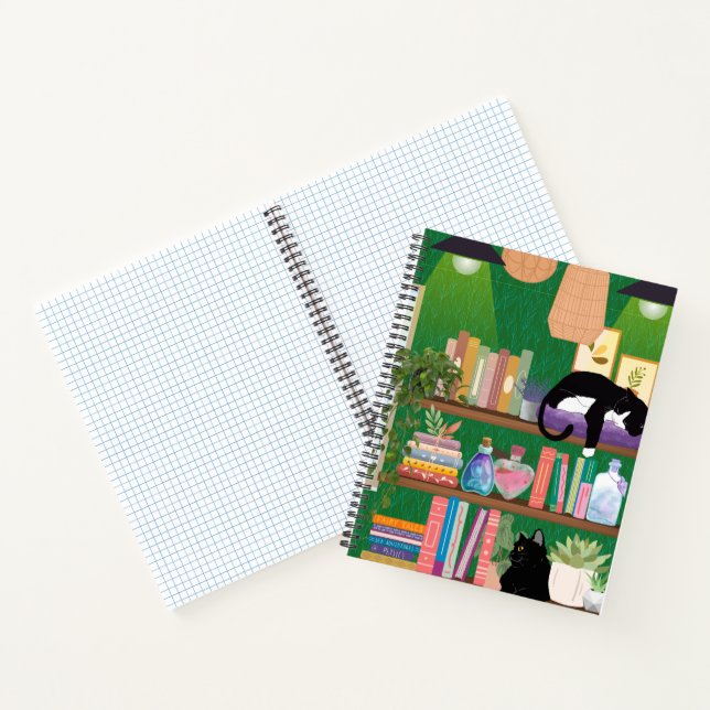 Carnet Chats de librairie (Intérieur)