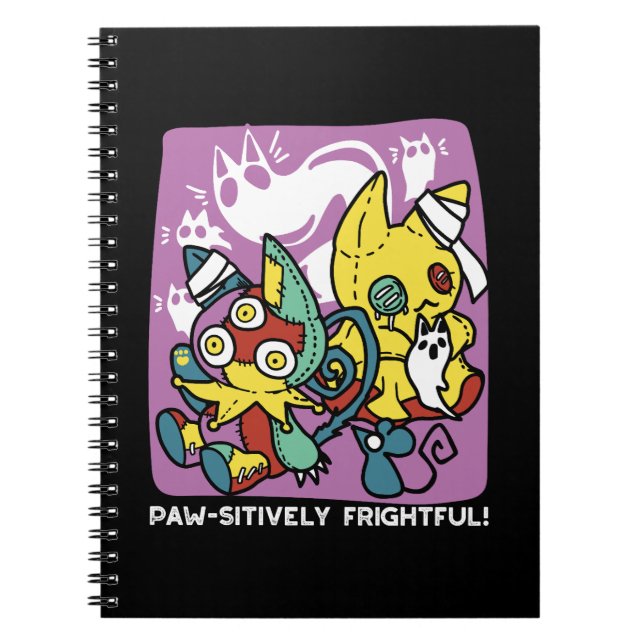 Carnet Chats déplaisants Halloween Art : Paw-sitly Fright (Devant)