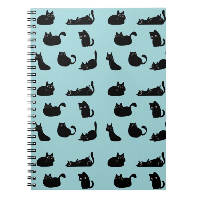 Carnet Chats noirs amusants (Devant)