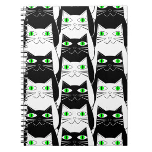 Carnet Chats noirs et blancs