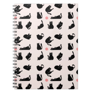 Carnet Chats noirs soyeux