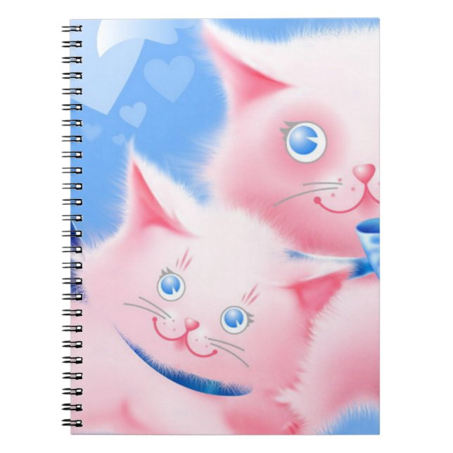 Carnet Chats roses (Devant)