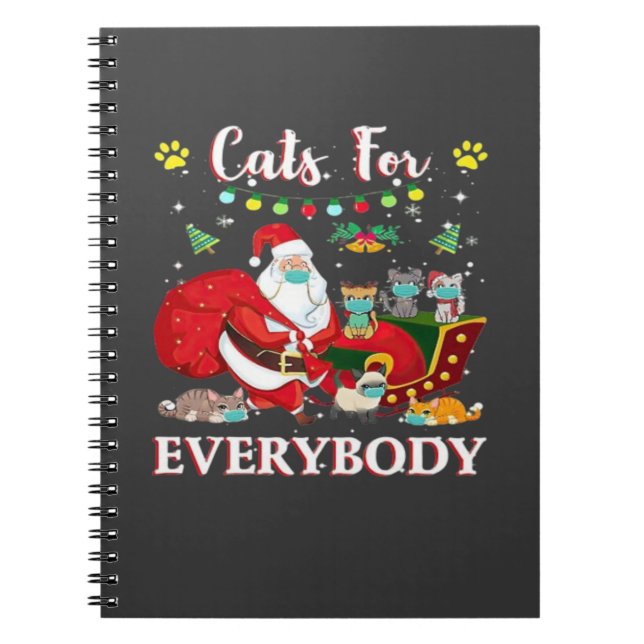 Carnet Chats Tous Noël (Devant)
