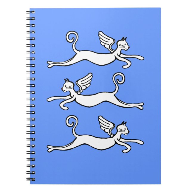 Carnet chats volants (Devant)
