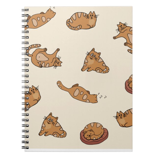 Carnet chatte mignonne amoureux chat mama design (Devant)