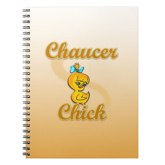 Carnet Chaucer Chick (Devant)