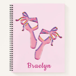 Carnet Chaussons de Ballet Rose Whimsical Conception