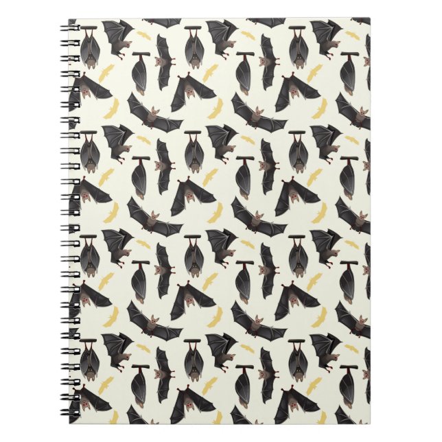 Carnet chauves-souris jaune (Devant)