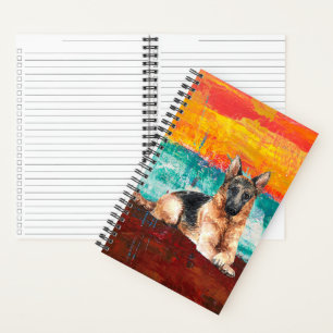 Carnet Check-list Abstrait Berger Allemand Artistique