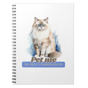 Carnet Cheeky Cat Devis Cadeau, Amoureux des animaux