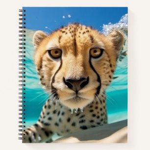 Carnet Cheetah Animal Fun Nature Jouer Eau