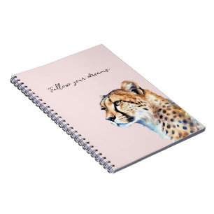Carnet Cheetah Blush Rose