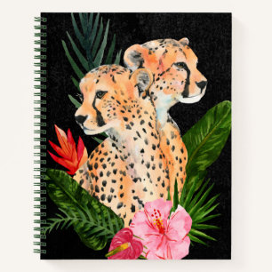 Carnet Cheetah Bouquet