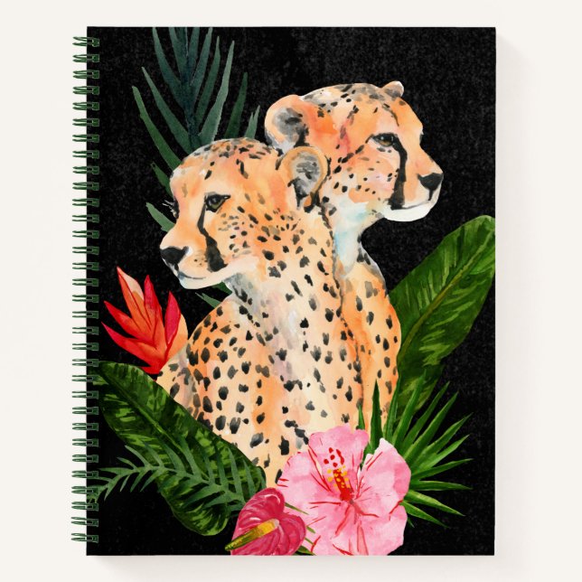 Carnet Cheetah Bouquet (Devant)